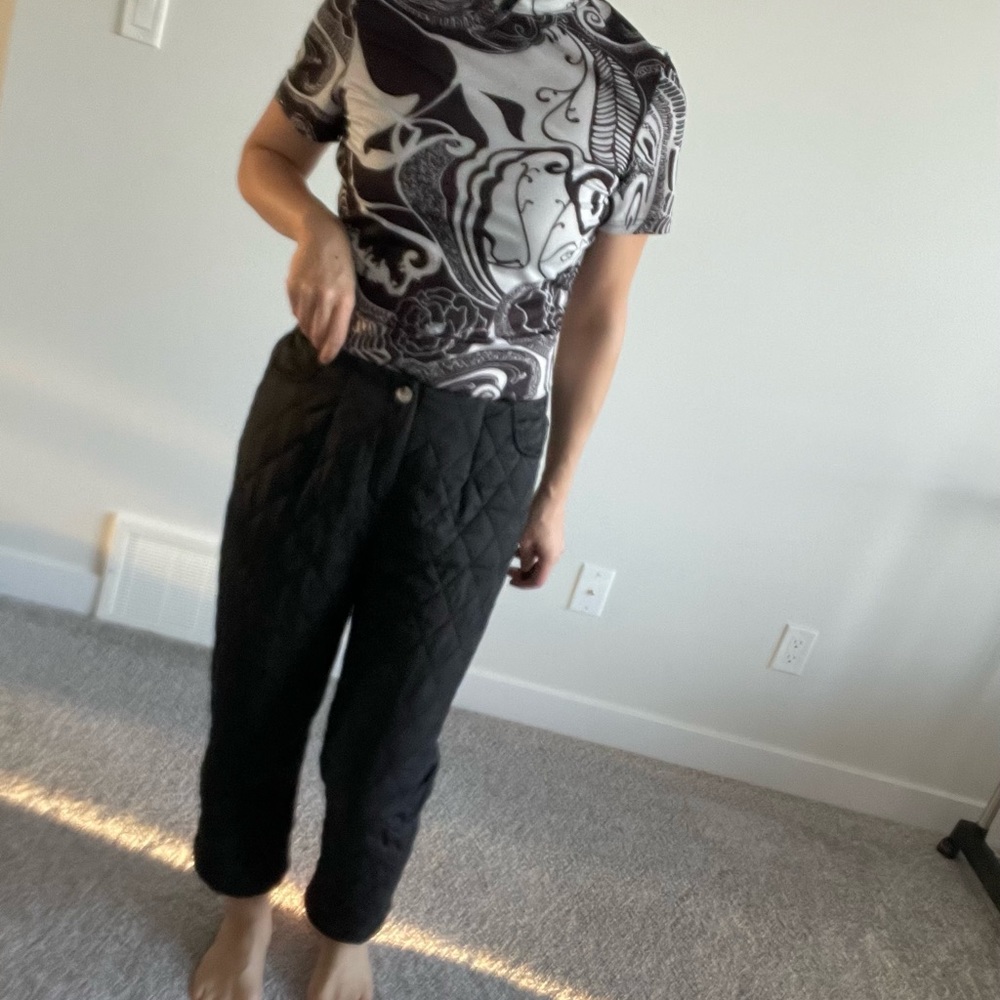 Winter quilted pants